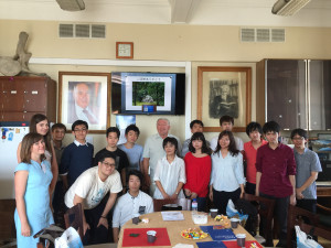 Студенты из Японии на геофаке